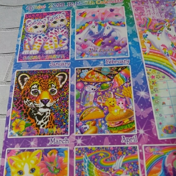 Lisa Frank 2019 Calendar - Picture 4 of 6